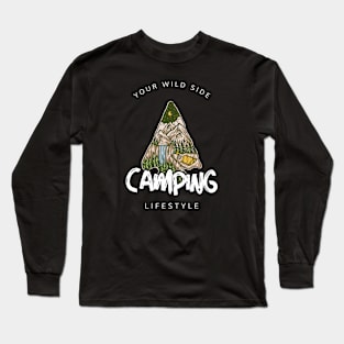 Camping Lifestyle Long Sleeve T-Shirt